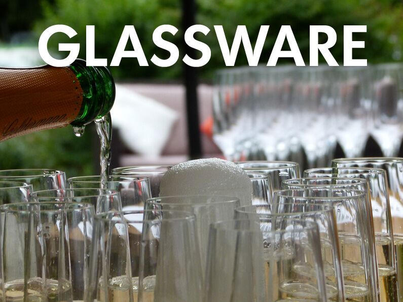 Click for Glassware Rentals